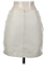 Tic : Toc Solid Ivory Faux Leather Skirt Size S - photo 2