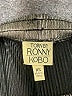Torn by Ronny Kobo 100% Polyester Chevron-herringbone Silver Dress Pants Size XS - photo 4
