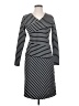 W by Worth Stripes Black Casual Dress Size S - photo 1