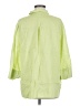 Chico's Solid Green 3/4 Sleeve Button-Down Shirt One size (estimated) - photo 2