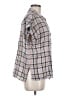 Sanctuary Plaid Gray Short Sleeve Button-Down Shirt Size M - photo 4