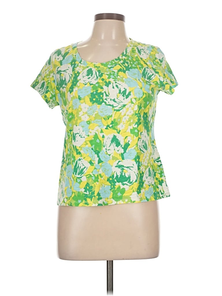 Pre-owned Talbots Short Sleeve T-shirt In Green
