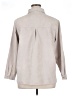 Studio Works 100% Polyester Gray Ivory Long Sleeve Blouse Size 1X - photo 2