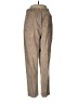 Talbots 100% Cotton Chevron-herringbone Brown Casual Pants Size 8 - photo 1