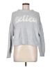 Nikka K Solid Silver Pullover Sweater Size M - photo 1