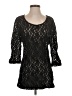 April Cornell Black 3/4 Sleeve Top Size S - photo 1