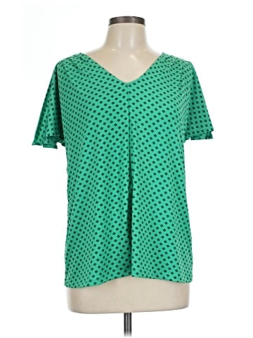 Liz Claiborne Short Sleeve Blouse (view 1)