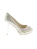 MICHAEL Michael Kors Metallic Gold Silver Heels Size 8 - photo 1