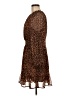 Old Navy 100% Polyester Animal Print Brown Casual Dress Size M - photo 5