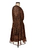 Old Navy 100% Polyester Animal Print Brown Casual Dress Size M - photo 4