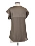 Express Gray Short Sleeve Blouse Size S - photo 2