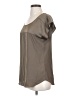 Express Gray Short Sleeve Blouse Size S - photo 5