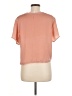 Lively 100% Polyester Orange Short Sleeve Top Size M - photo 2