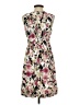Maurices 100% Polyester Floral Ivory Casual Dress Size 5 - 6 - photo 2