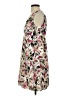 Maurices 100% Polyester Floral Ivory Casual Dress Size 5 - 6 - photo 5