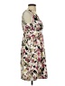 Maurices 100% Polyester Floral Ivory Casual Dress Size 5 - 6 - photo 4