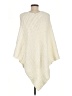 Michael Stars 100% Acrylic Ivory Poncho One size - photo 2