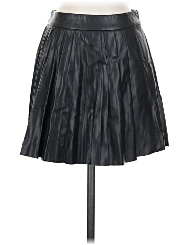 MNG Faux Leather Skirt (view 1)