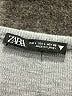 Zara Solid Gray Casual Dress Size L - photo 7