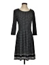 Max Studio Polka Dots Black Casual Dress Size S - photo 1
