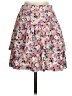 Universal Thread 100% Rayon Floral Pink Casual Skirt Size XS - photo 1