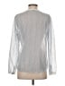 Dear John 100% Cotton Silver Long Sleeve Blouse Size S - photo 2