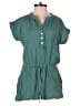 NINEXIS Solid Green Romper Size S - photo 1