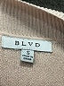 BLVD Tan Long Sleeve Blouse Size S - photo 7