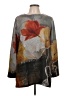 North Style Gray Long Sleeve Top Size L - photo 1