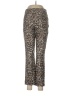 Sugar Lips Animal Print Brown Tan Casual Pants Size 8 - photo 1