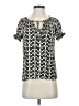 Max Studio Ivory Short Sleeve Henley Size XS - photo 1