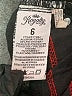 ROYALTY Chevron-herringbone Black Jeans Size 6 - photo 8