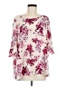 Elle 100% Polyester Pink 3/4 Sleeve Blouse Size M (estimated) - photo 1