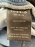 Torrid Blue Denim Shorts Size 1X Plus (1) - photo 4