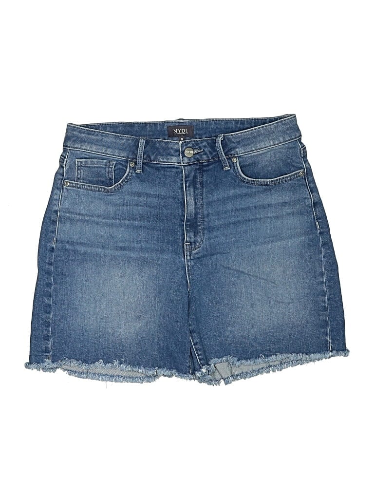 Pre-owned Nydj Denim Shorts In Blue