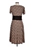 AA Studio AA Houndstooth Brown Cocktail Dress Size 10 - photo 2
