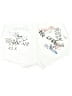 IRO 100% Cotton Graphic White Shorts Size 28 waist - photo 2