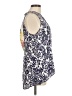 Aratta Silent Journey 100% Polyester Blue Sleeveless Blouse Size M - photo 4