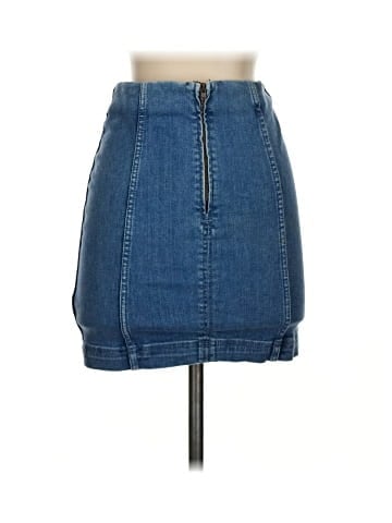 Free People Denim Skirt (view 2)