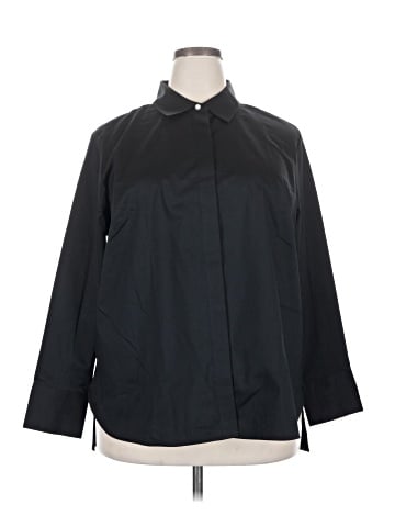 Foxcroft 3/4 Sleeve Button-Down Shirt (view 1)