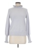 Boden Silver Turtleneck Sweater Size 6 - photo 1