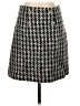 Sandro Houndstooth Gray Black Casual Skirt Size Med (2) - photo 1