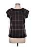 larke Tweed Black Short Sleeve Turtleneck Size L - photo 1
