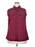 Unbranded 100% Polyester Burgundy Sleeveless Blouse Size XXL - photo 1