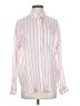 Michael Stars Stripes Pink Long Sleeve Button-Down Shirt Size Sm (0) - photo 1