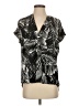 Banana Republic 100% Polyester Black Short Sleeve Blouse Size XS - photo 1