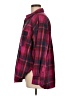 Universal Thread 100% Cotton Plaid Burgundy Long Sleeve Button-Down Shirt Size M - photo 5