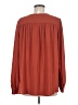 Ann Taylor LOFT 100% Polyester Red Long Sleeve Blouse Size M - photo 2