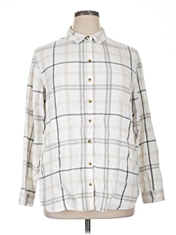 Jachs Girlfriend Long Sleeve Button-Down Shirt (view 1)
