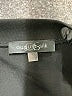 August Silk Solid Black Casual Skirt Size L - photo 4
